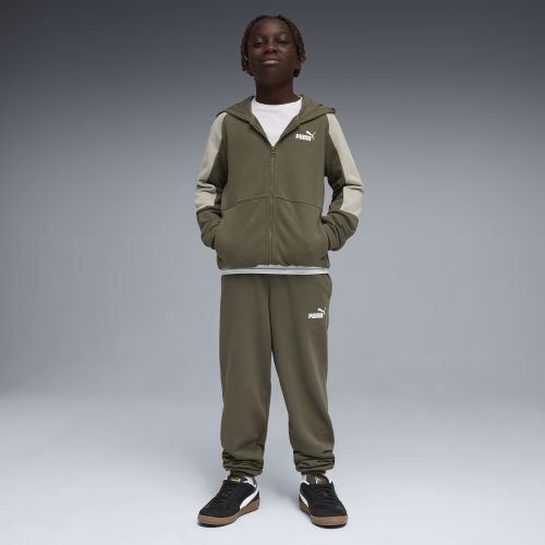 Chándal con capucha Essentials Block juvenil, Ropa, Verde, 15-16Y - PUMA - Modalova