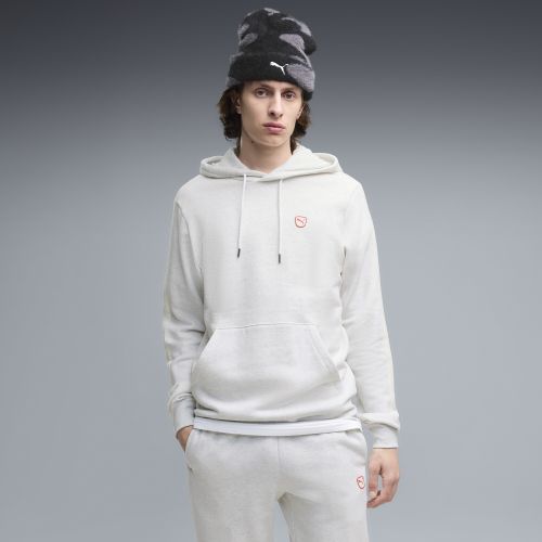 Felpa con cappuccio in pile Essentials Elevated da uomo, Abbigliamento, Bianco, XS - PUMA - Modalova