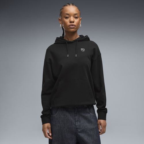 Felpa con cappuccio Essentials Elevated da donna, Abbigliamento, Nero, S - PUMA - Modalova
