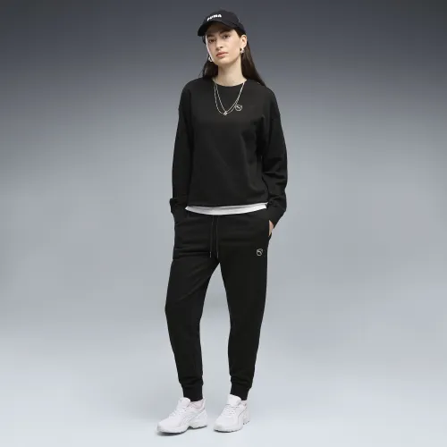 Pantalones de chándal Essentials Elevated para mujer, Ropa, Negro, S - PUMA - Modalova