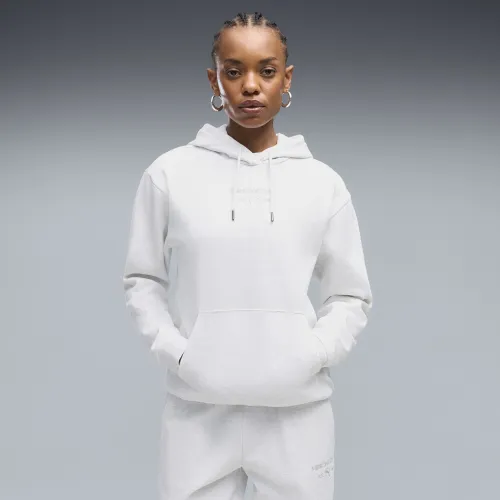 Class Full-Zip Fleece Hoodie Women in White () | Size Large - PUMA - Modalova