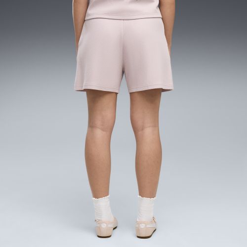 Shorts a vita alta Essentials Elevated da donna, Accessori, Rosa, S - PUMA - Modalova