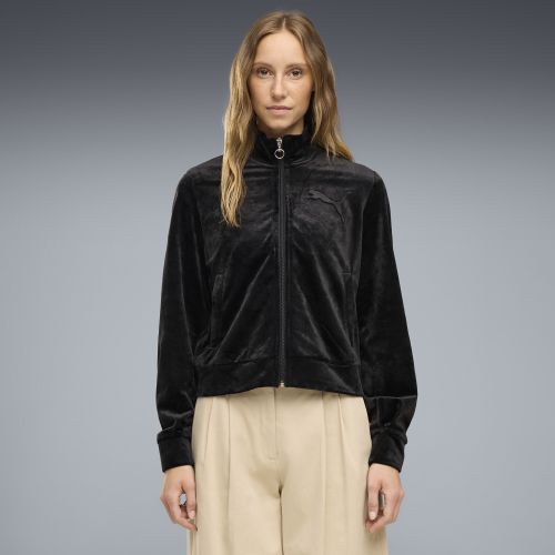 Essentials Elevated Velour Trainingsjacke Damen, Kleidung, , S - PUMA - Modalova