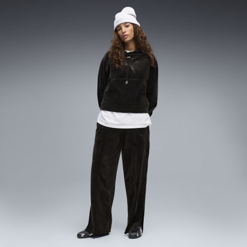 Pantaloni dritti in velluto Essentials Elevated da donna, Accessori, Nero, S - PUMA - Modalova