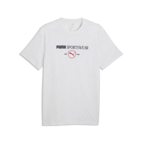 Class Graphic T-Shirt Men in White | Size Medium - PUMA - Modalova