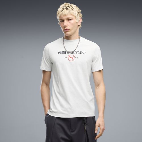 Class Graphic T-Shirt Men in White | Size Large - PUMA - Modalova