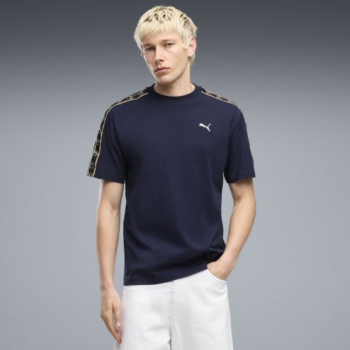 Camiseta holgada Essentials Elevated Tape para hombre, Accesoiros, Azul, S - PUMA - Modalova