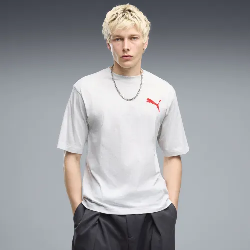 Graphics Boxy Utility T-Shirt Men in White | Size Large - PUMA - Modalova