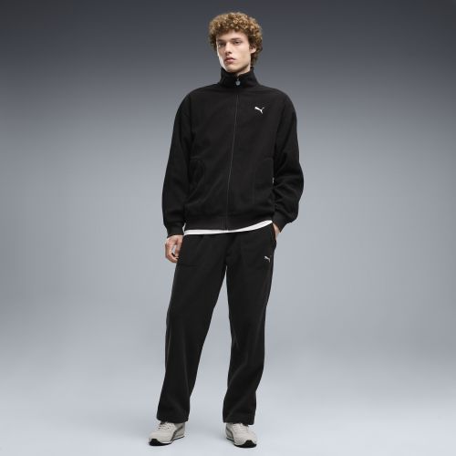 Pantaloni Essentials Elevated Winterised dal taglio morbido da uomo, Abbigliamento, Nero, S - PUMA - Modalova