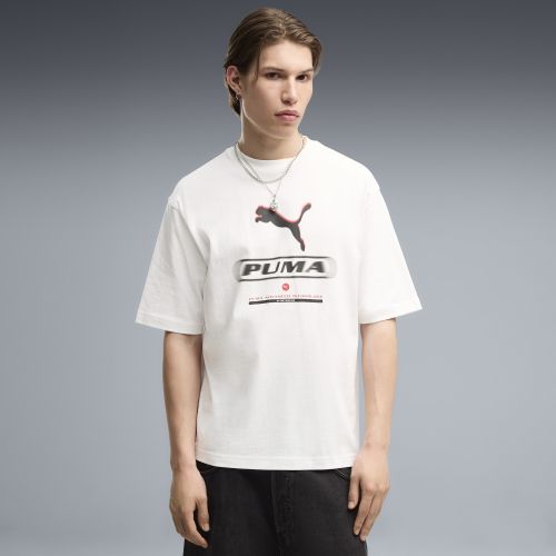 Camiseta estampada Sport Boxy Street para hombre, Ropa, Blanco, S - PUMA - Modalova