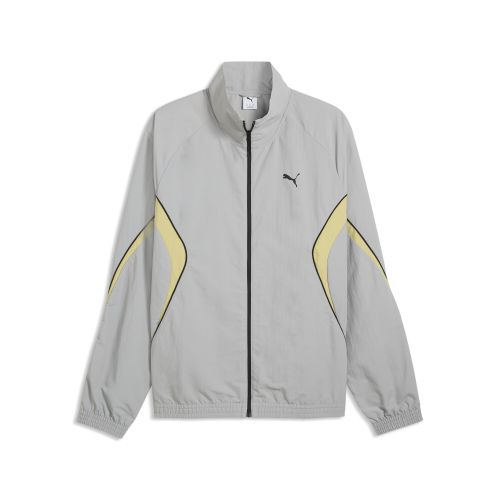 Sport Relaxed Track Jacket Men in Gray () | Size Large - PUMA - Modalova