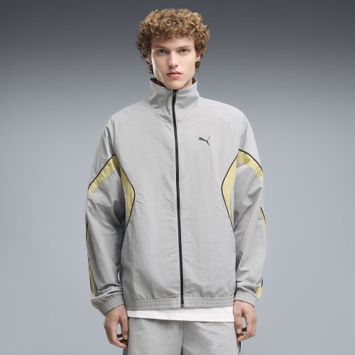 Sport Relaxed Track Jacket Men in Gray () | Size Large - PUMA - Modalova