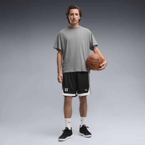 Shorts de baloncesto Fundamentals Mesh 8" para hombre, Ropa, Negro, S - PUMA - Modalova