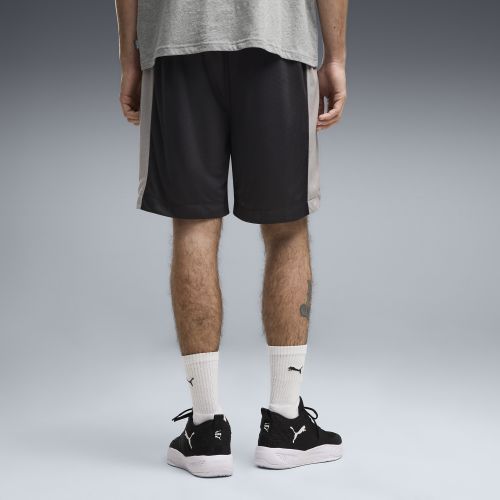 Shorts da basket in mesh Fundamentals 8" da uomo, Abbigliamento, Nero, S - PUMA - Modalova