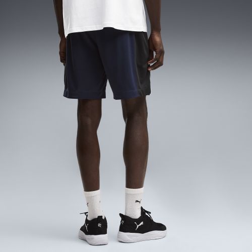 Shorts da basket in mesh Fundamentals 8" da uomo, Abbigliamento, Blu, S - PUMA - Modalova
