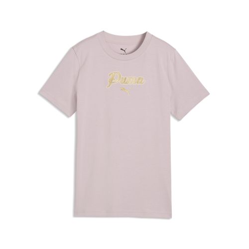 T-shirt Essentials Script Glitter per ragazzi, Accessori, Rosa, 15-16Y - PUMA - Modalova
