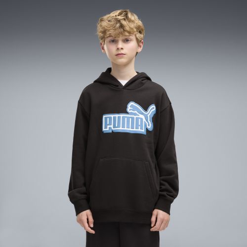 Sudadera con capucha Essentials Logo Lab de corte holgado juvenil, Accesoiros, Negro, 15-16Y - PUMA - Modalova