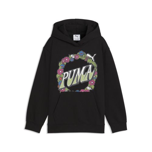 Felpa con cappuccio e grafica MID 90s dal taglio morbido per ragazzi, Accessori, Nero, 7-8Y - PUMA - Modalova