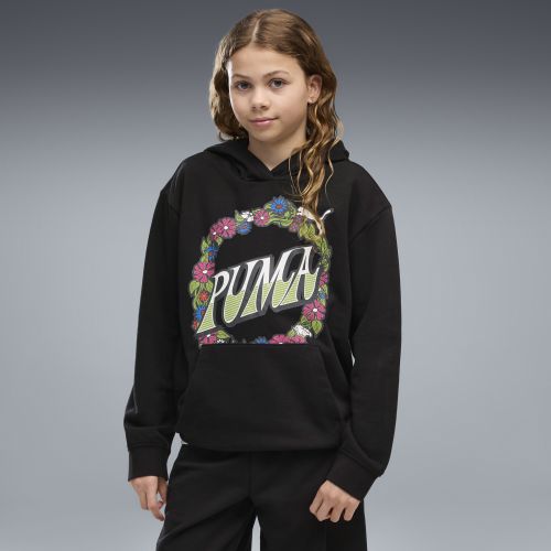 Felpa con cappuccio e grafica MID 90s dal taglio morbido per ragazzi, Accessori, Nero, 7-8Y - PUMA - Modalova