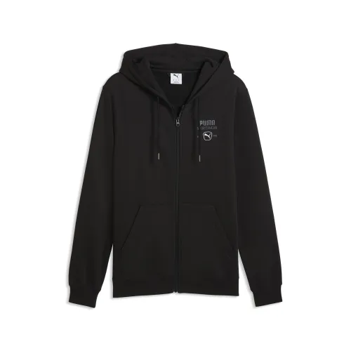Class Graphic Full-Zip Fleece Hoodie Men in | Size Small - PUMA - Modalova