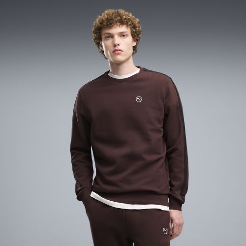 Felpa Essentials Elevated da uomo, Abbigliamento, Marrone, S - PUMA - Modalova