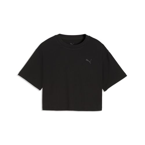 Camiseta estampada Class Relaxed Cropped juvenil, Accesoiros, Negro, 15-16Y - PUMA - Modalova