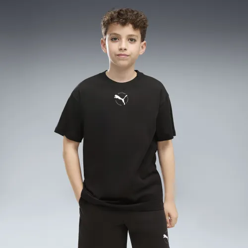 Sport Relaxed Graphic T-Shirt Youth in | Size 7-8 Youth - PUMA - Modalova