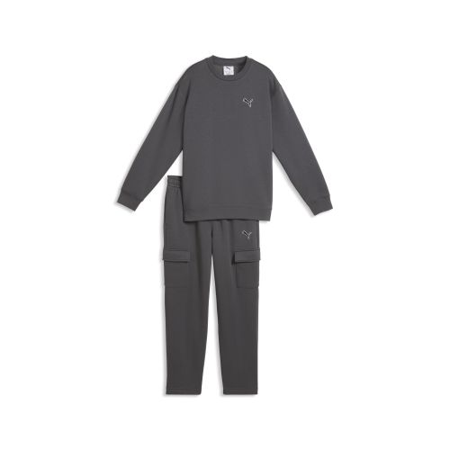 Chándal Essentials Elevated de corte holgado juvenil, Accesoiros, Gris, 15-16Y - PUMA - Modalova