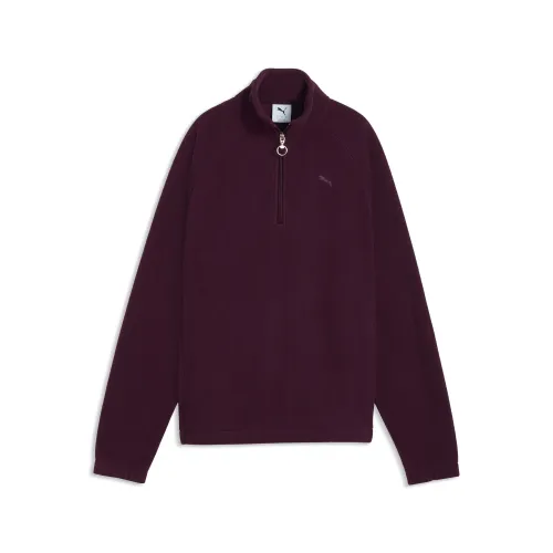 HER Winterised Half-Zip Crew Sweatshirt Women in Red () | Size Large - PUMA - Modalova