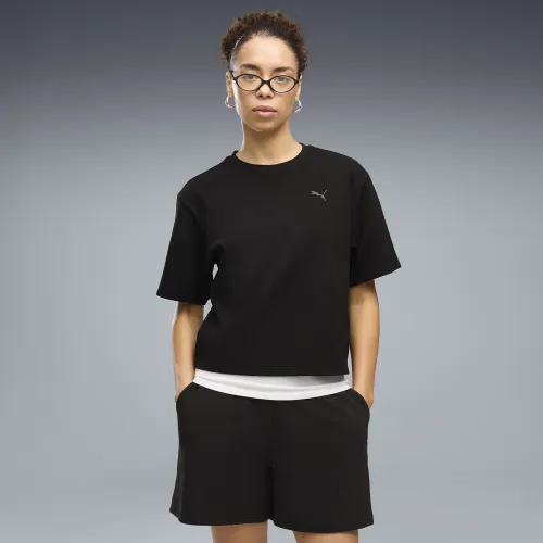 Essentials Elevated Relaxed T-Shirt Damen, Kleidung, , S - PUMA - Modalova