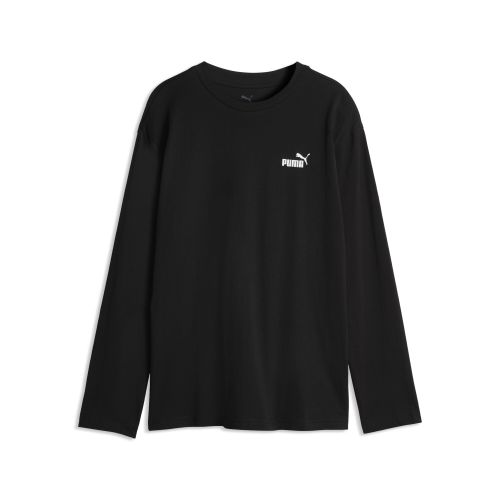 Essentials Logo Relaxed Langarmshirt Herren, Kleidung, , S - PUMA - Modalova
