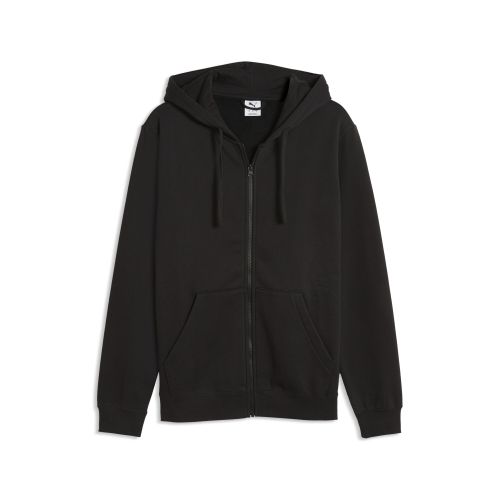 Felpa con cappuccio e zip integrale Essentials con logo N. 1 da uomo, Accessori, Nero, S - PUMA - Modalova