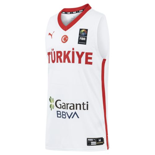 Canotta ufficiale squadra di basket turca, Accessori, Bianco, S - PUMA - Modalova