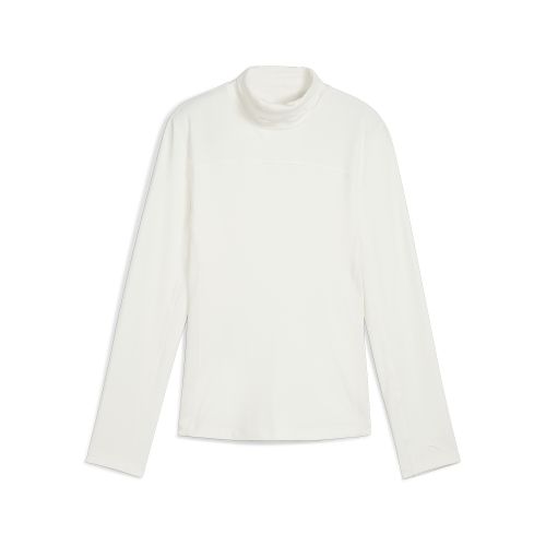 Top de golf Lucy de manga larga con cuello perkins para mujer, Ropa, Blanco, L - PUMA - Modalova
