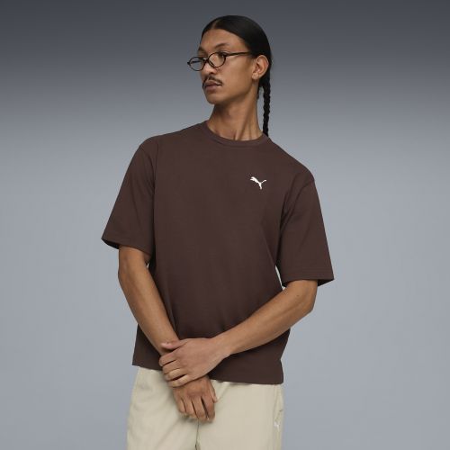 Camiseta WARDROBE ESS Boxy para hombre, Ropa, Marrón, XS - PUMA - Modalova