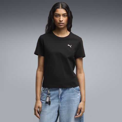 T-shirt aderente Essentials da donna, Abbigliamento, Nero, XS - PUMA - Modalova