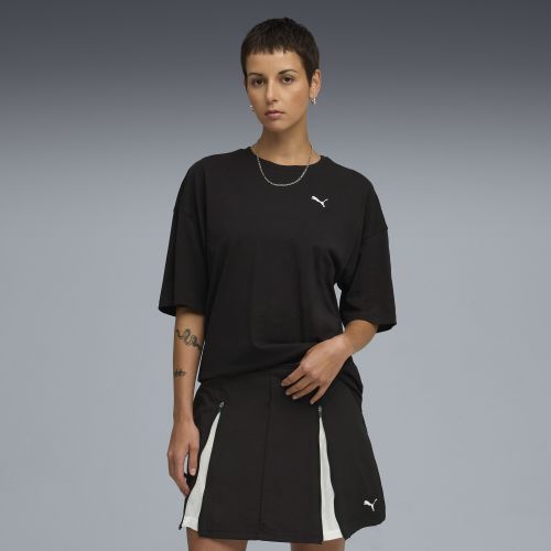 T-shirt oversize Wardrobe Essentials da donna, Abbigliamento, Nero, L - PUMA - Modalova
