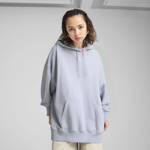 Sudadera extragrande con capucha WARDROBE ESS para mujer, Ropa, Azul, S - PUMA - Modalova