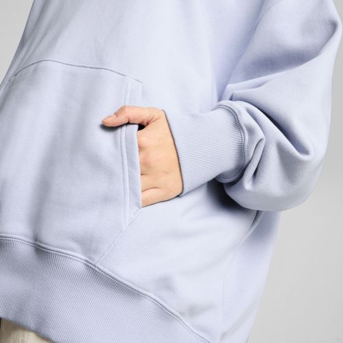 Sudadera extragrande con capucha WARDROBE ESS para mujer, Ropa, Azul, S - PUMA - Modalova