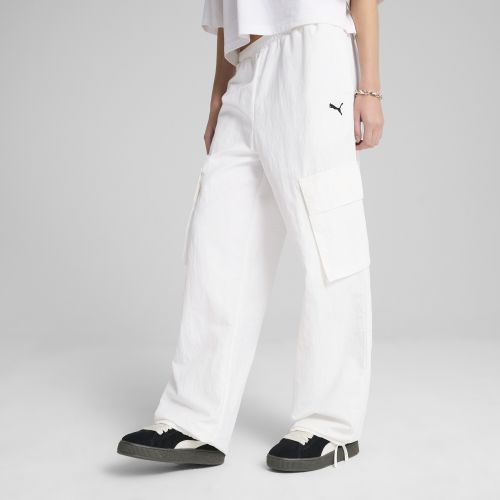 Pantalones cargo de chándal WARDROBE ESS para mujer, Ropa, Blanco, L - PUMA - Modalova