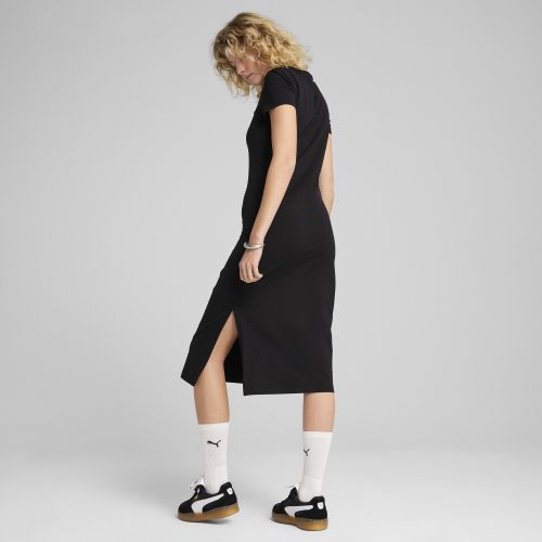 Vestito midi con cut-out WARDROBE ESS da donna, Abbigliamento, Nero, L - PUMA - Modalova