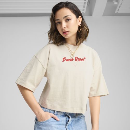 Camiseta estampada extragrande PREMIUM ESS para mujer, Ropa, Blanco, S - PUMA - Modalova