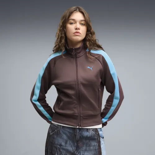T7 ALWAYS ON Short Track Jacket Women in Brown (/) | Size Large - PUMA - Modalova