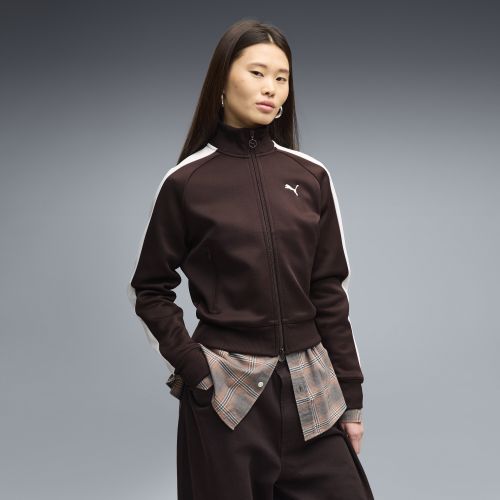 T7 ALWAYS ON Short Track Jacket Women in Brown | Size Large - PUMA - Modalova