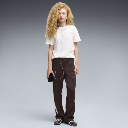 T7 Always On Straight Track Pants Women in Brown | Size Large - PUMA - Modalova