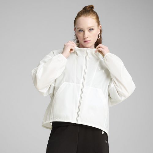 WARDROBE ESS Oversized Windjacke Damen, Kleidung, , L - PUMA - Modalova