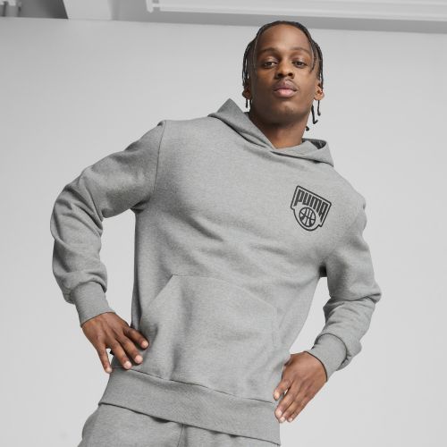 Sudadera de baloncesto con capucha Posterize para hombre, Ropa, Gris, S - PUMA - Modalova