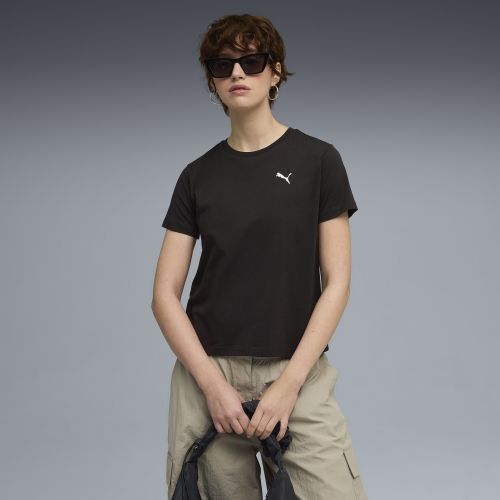 T-shirt Wardrobe Essentials da donna, Abbigliamento, Nero, XS - PUMA - Modalova