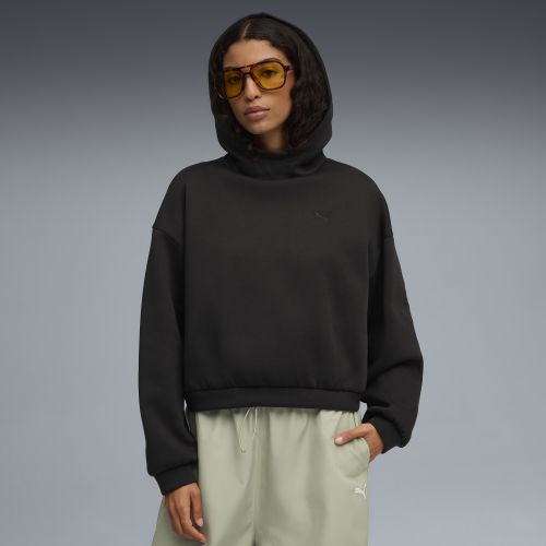 Sudadera con capucha extragrande Wardrobe Essentials para mujer, Ropa, Negro, XXS - PUMA - Modalova