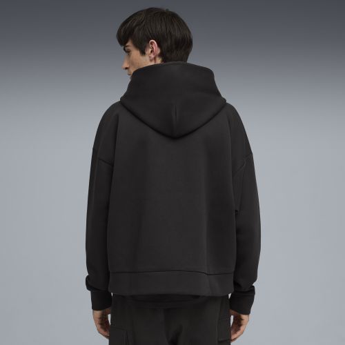 Felpa con cappuccio e zip Wardrobe Essentials da uomo, Accessori, Nero, S - PUMA - Modalova